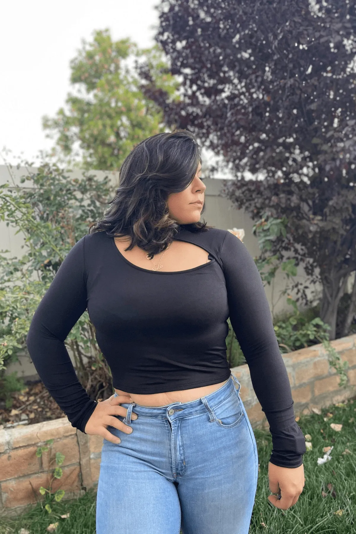 Lexy Cut Out Long Sleeve