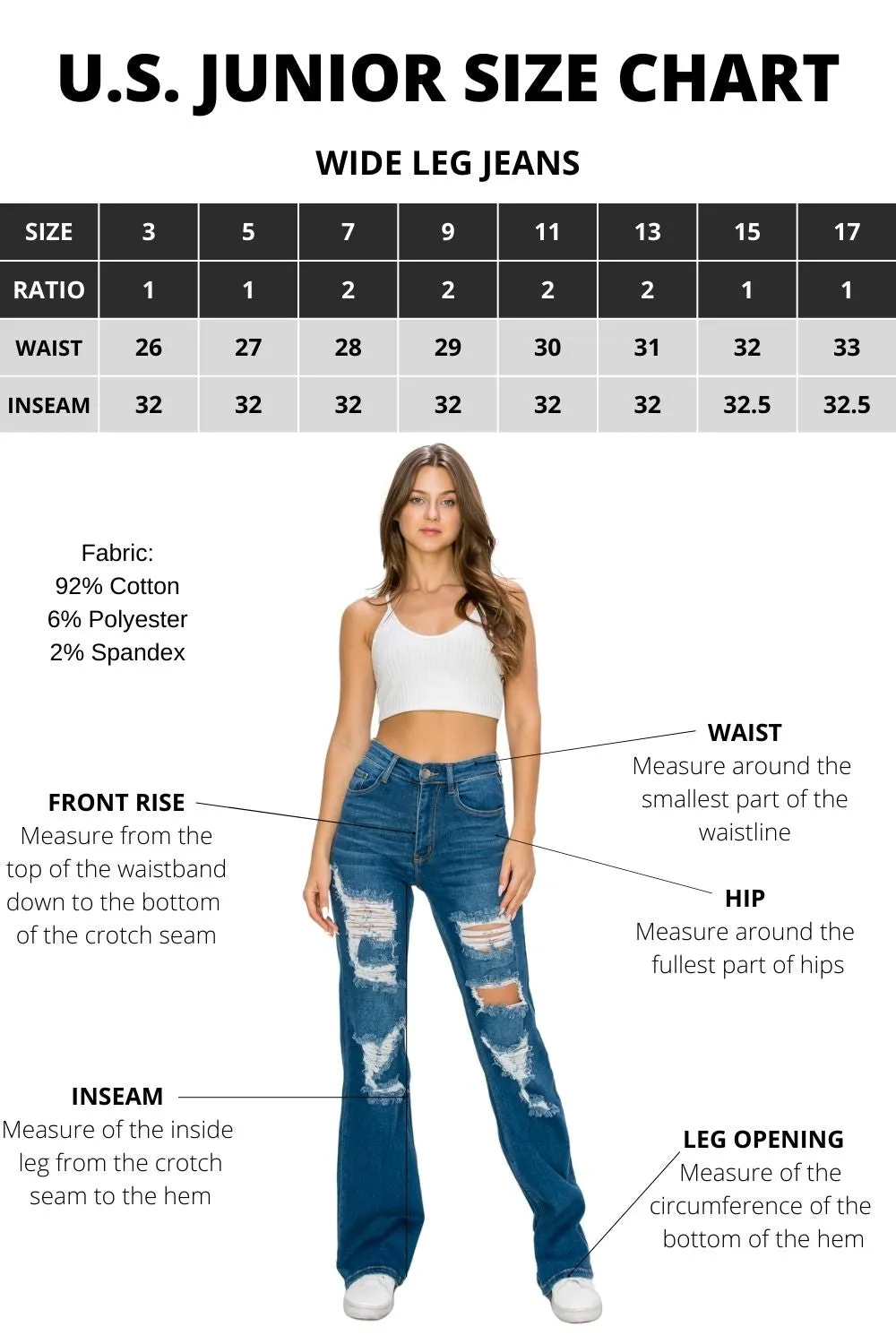 LM-032 WIDE LEG JEANS INDIGO