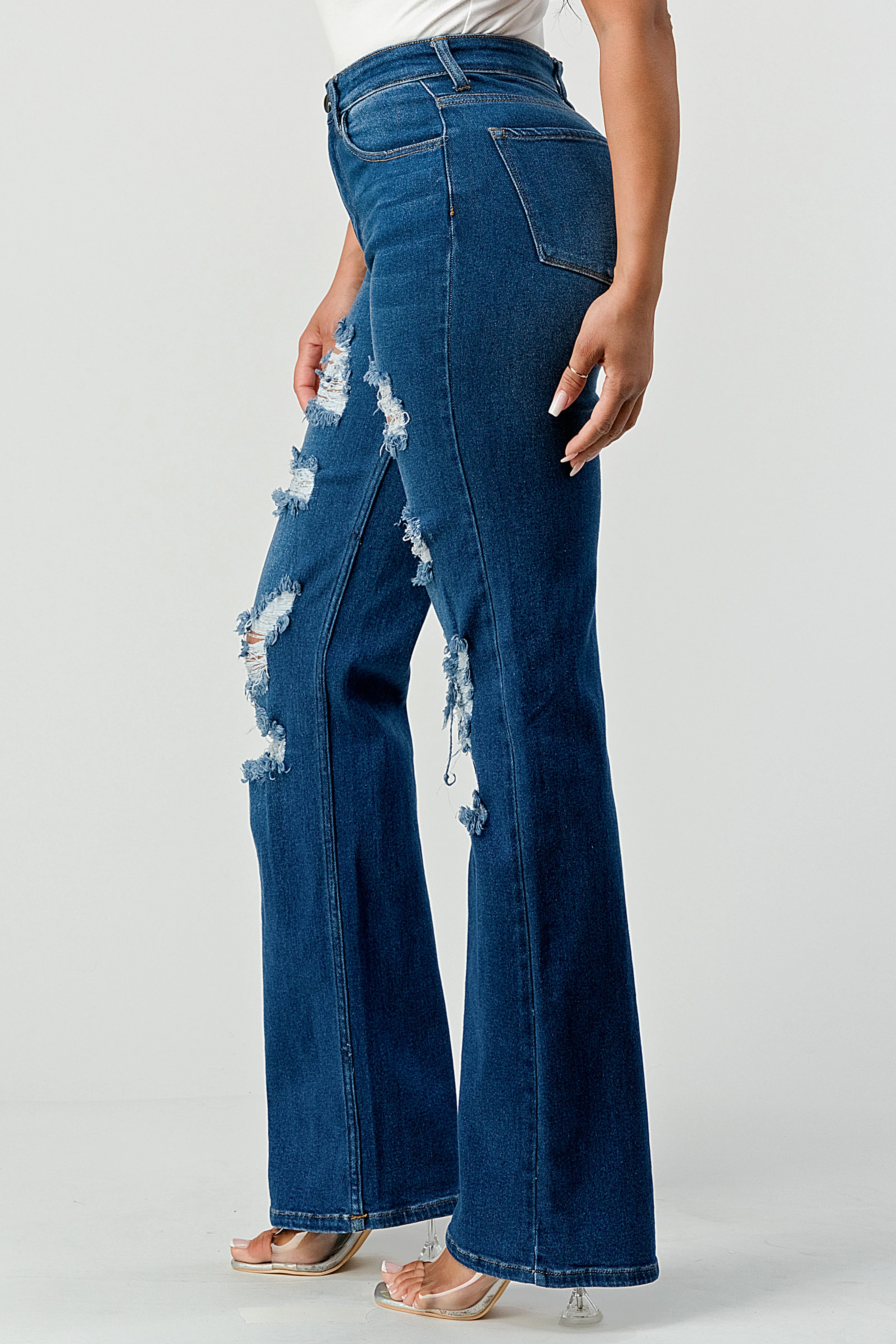 LM-032 WIDE LEG JEANS INDIGO