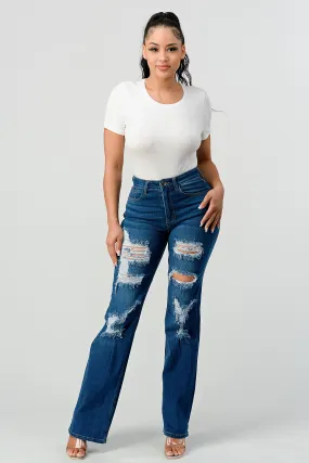 LM-032 WIDE LEG JEANS INDIGO