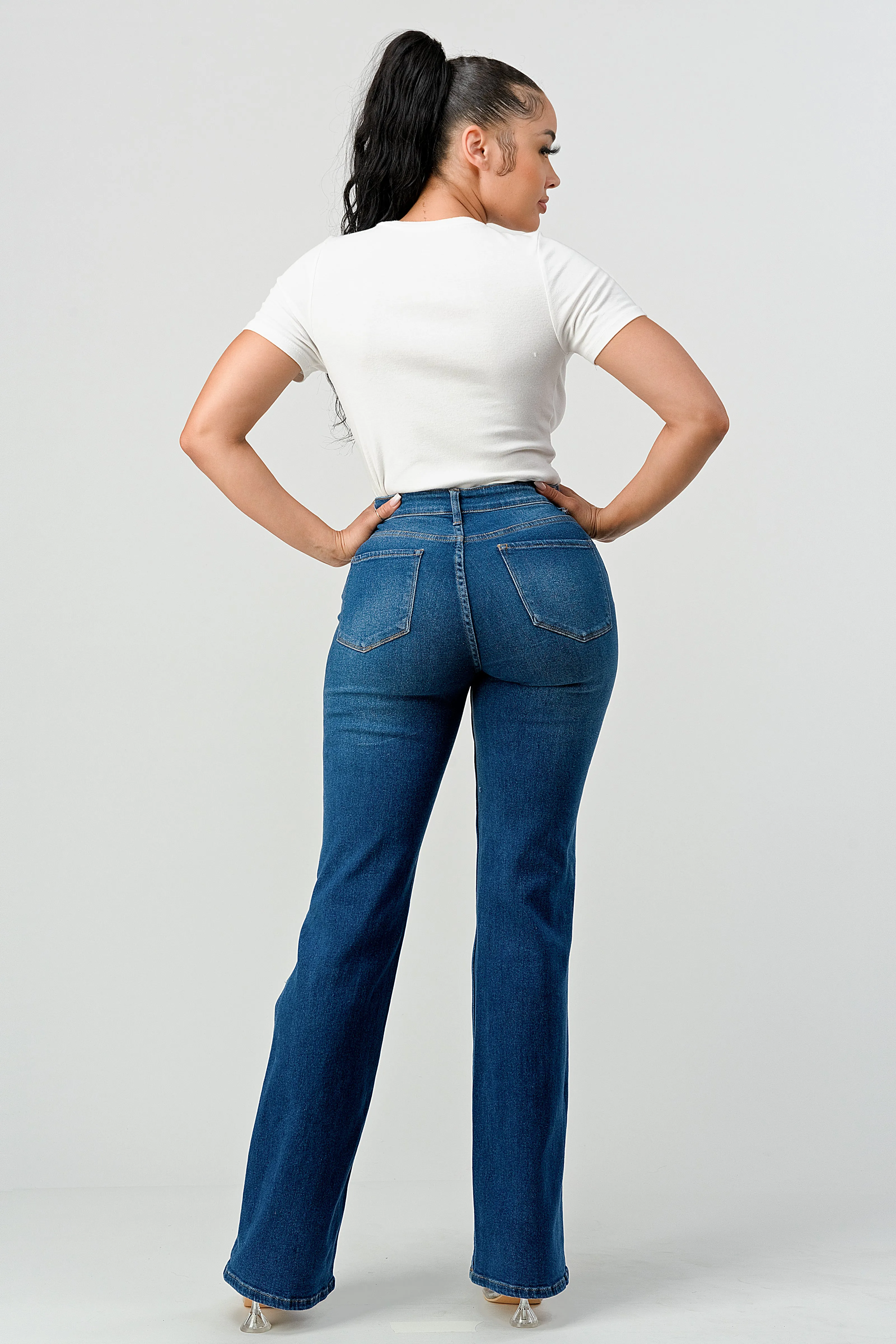 LM-032 WIDE LEG JEANS INDIGO