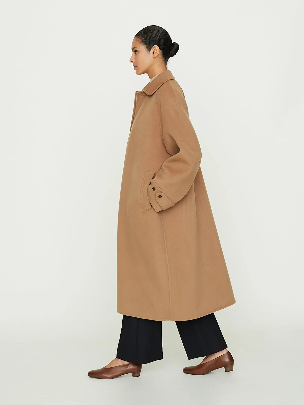 Long Coat in Camel