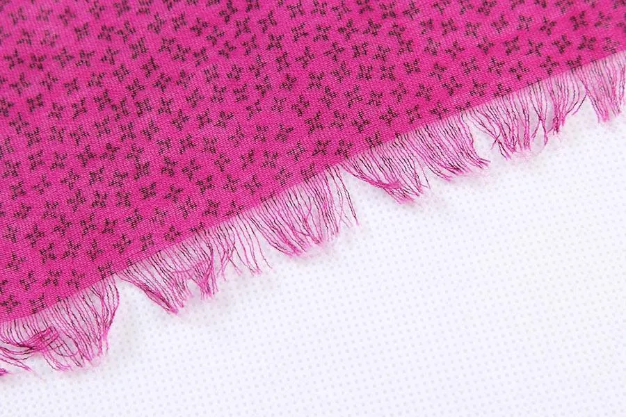 Long Viscose Scarf Plain Pink Color COT207