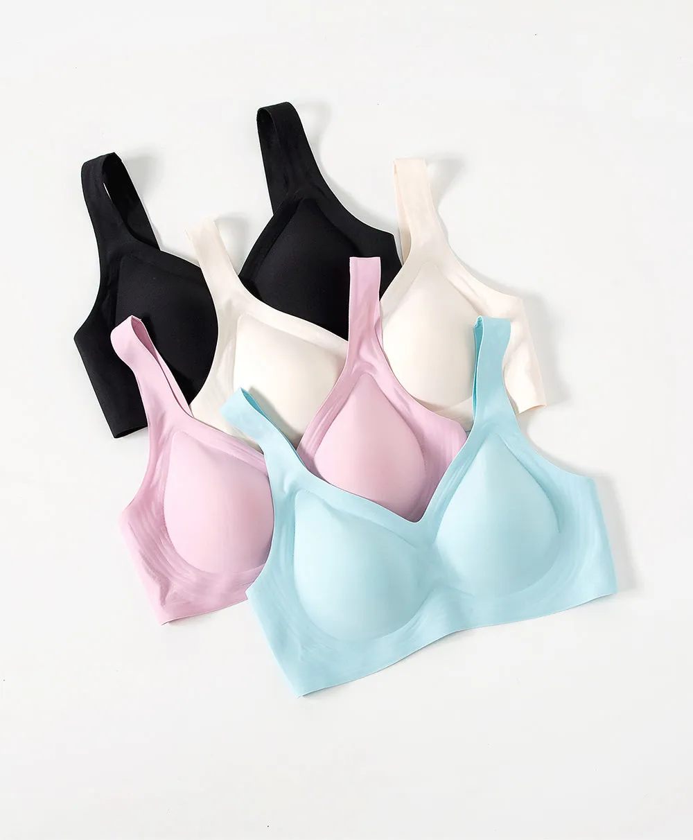 Marshmallow Kiss Vest with Back Hook Bralette (Selected Color)