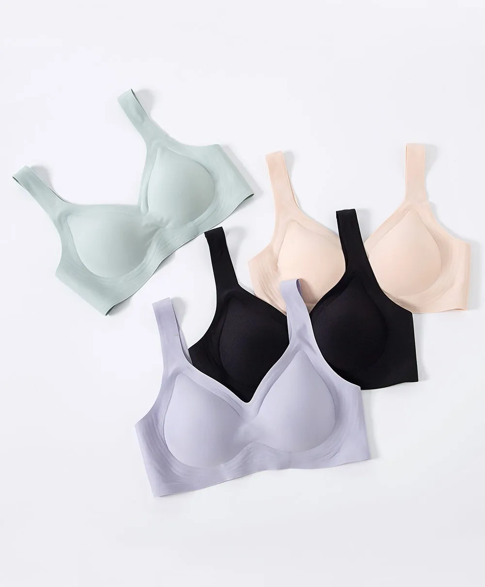 Marshmallow Kiss Vest with Back Hook Bralette (Selected Color)