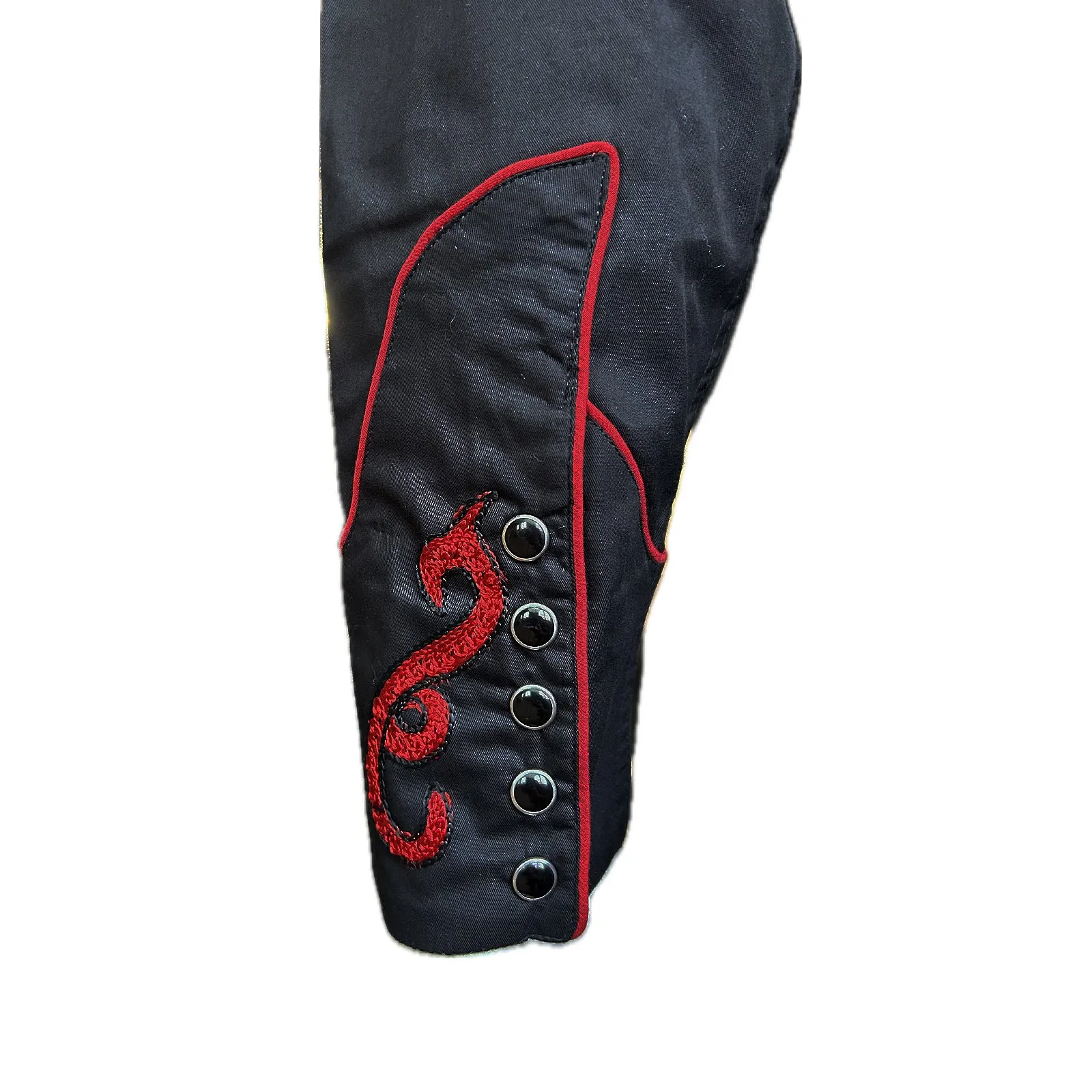Men's Sugar Skulls Vintage Embroidered Western Shirt