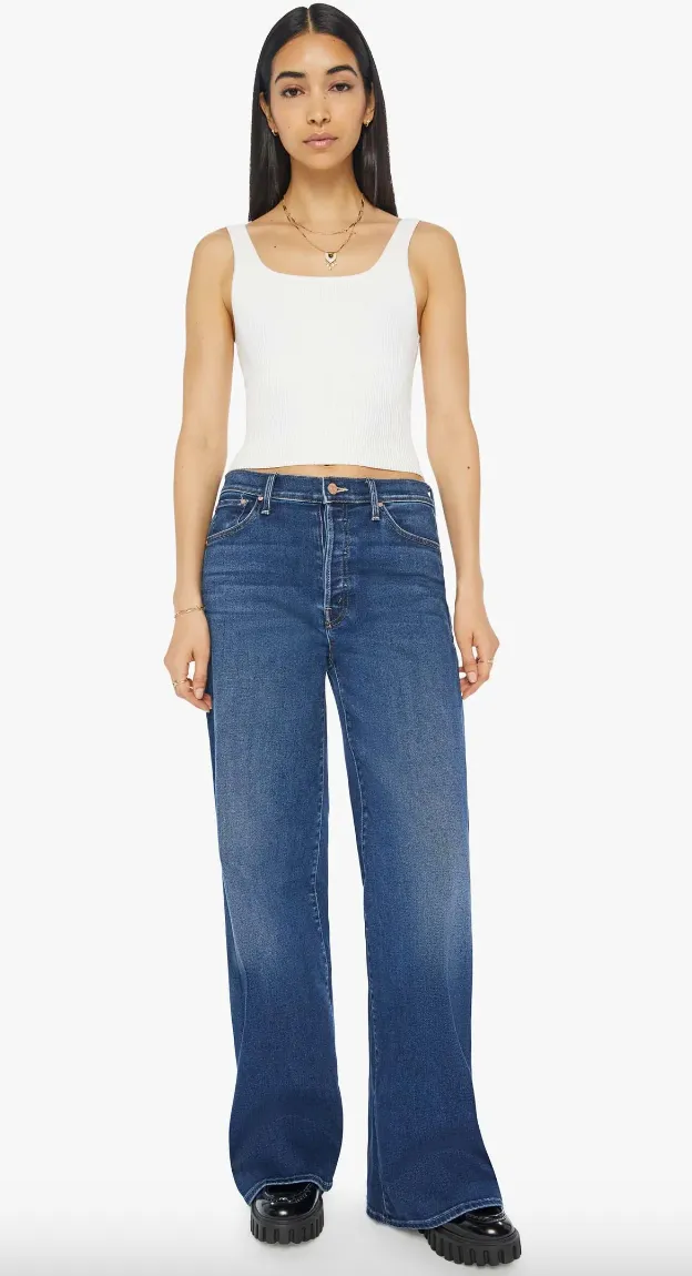 MOTHER DENIM THE DITCHER ROLLER SNEAK