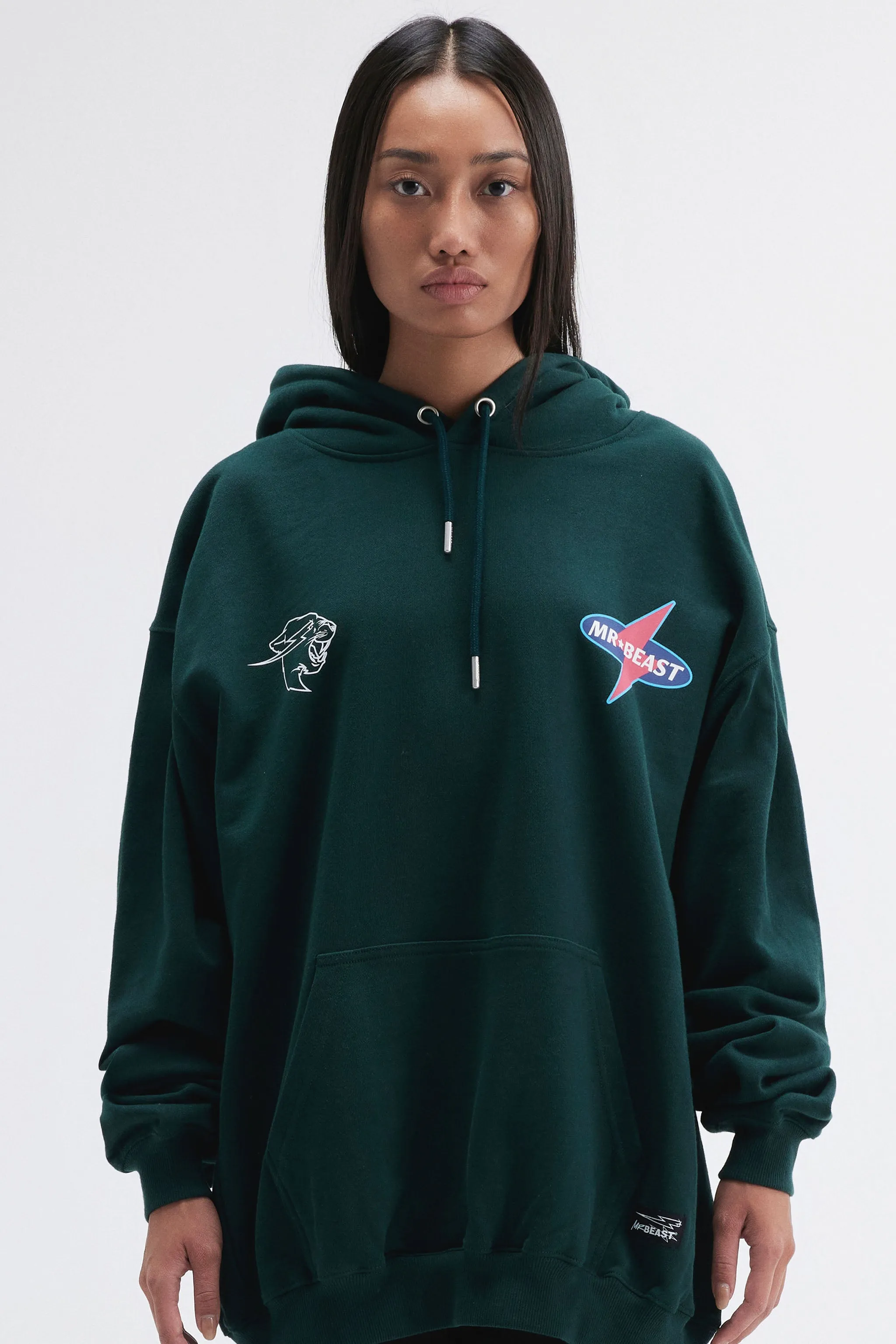 MRBEAST LIGHTNING HOODIE - GREEN
