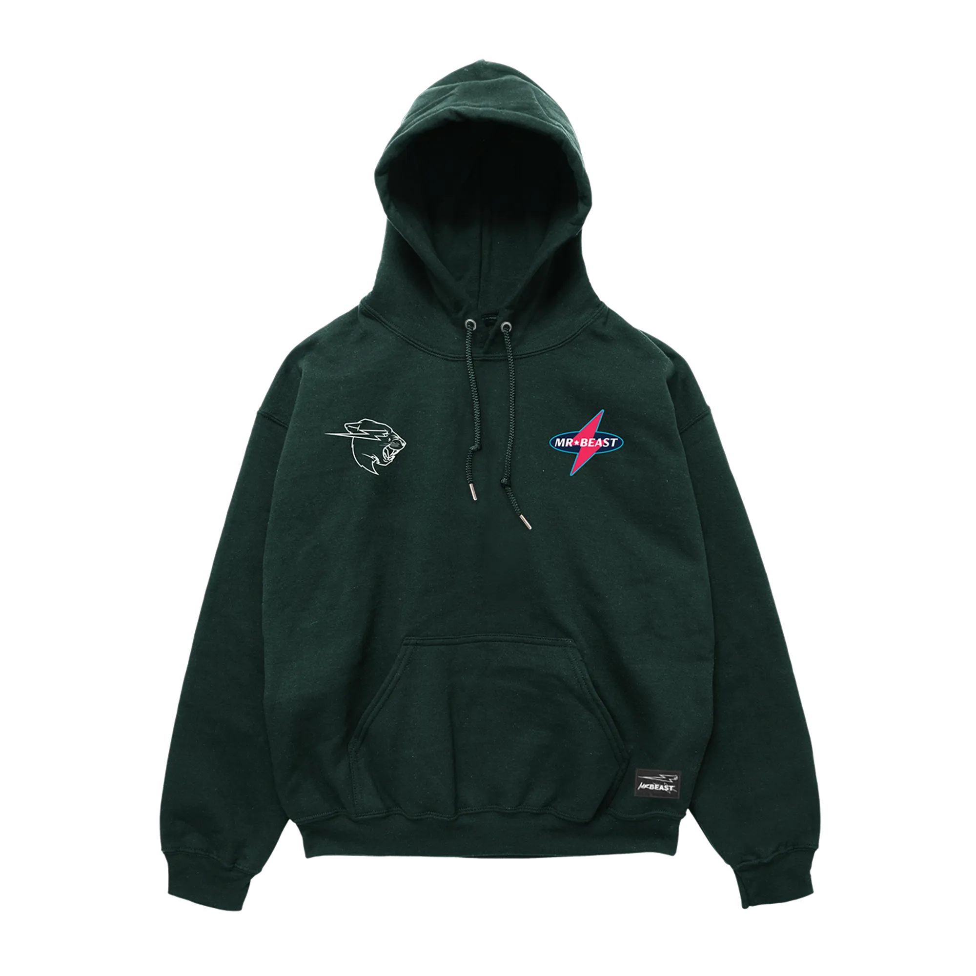 MRBEAST LIGHTNING HOODIE - GREEN