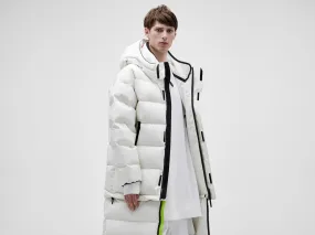 Nas Oversized Puffer Coat - White
