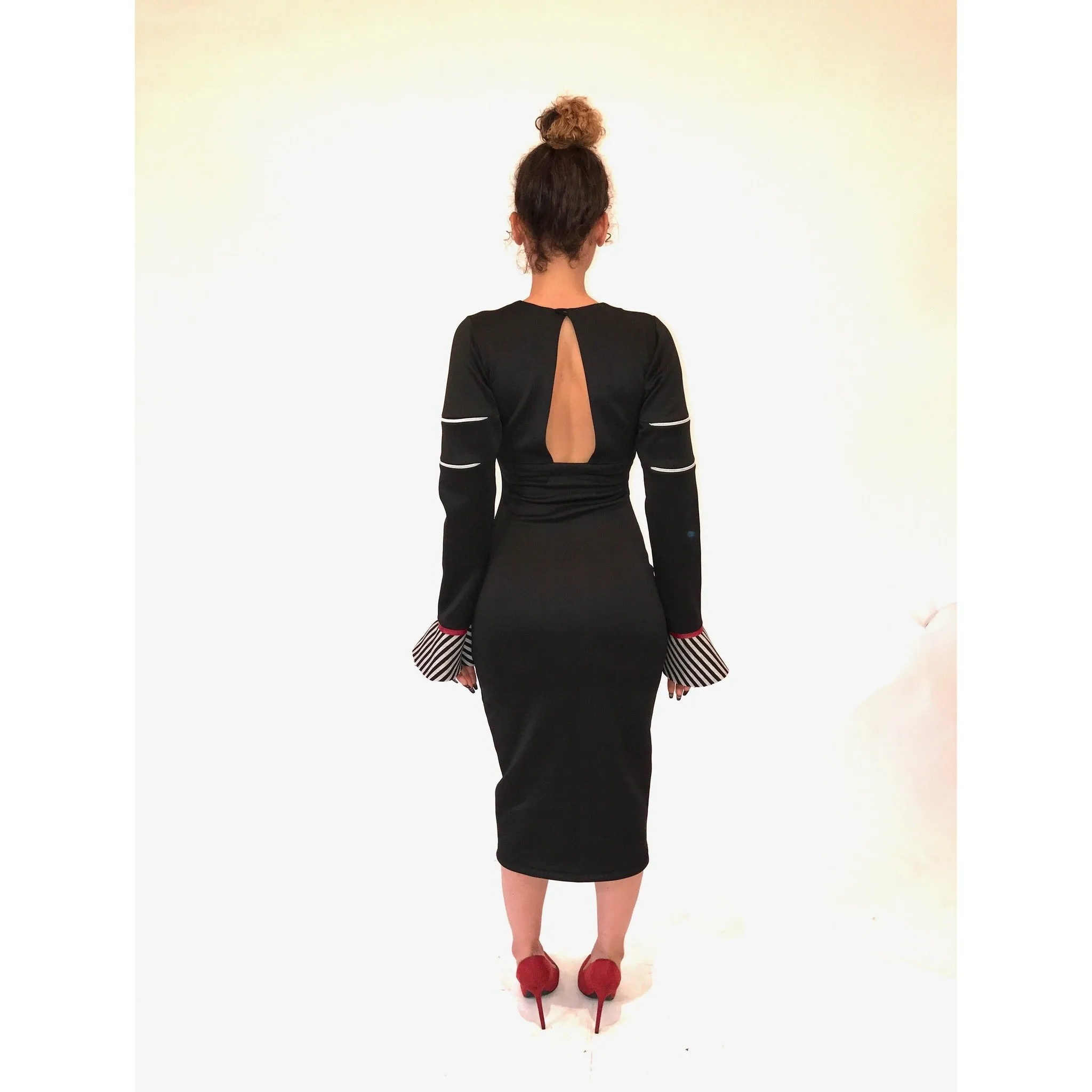 NENESI MIDI ZIP DRESS