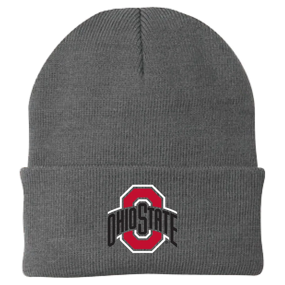Ohio State Buckeyes Basic Cuff Knit Hat