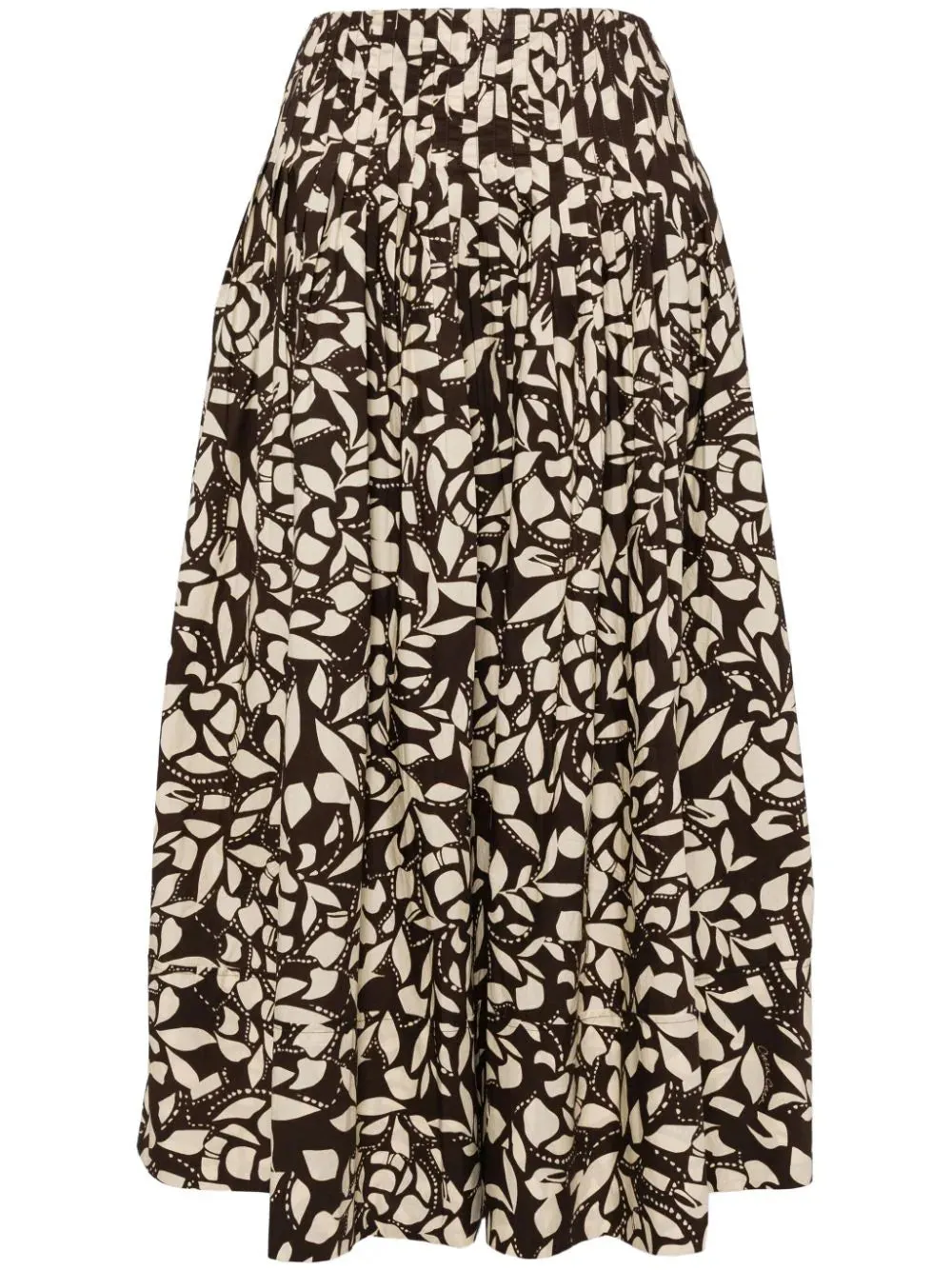 Pinecrest Midi Skirt in Mosaic Flora Soil