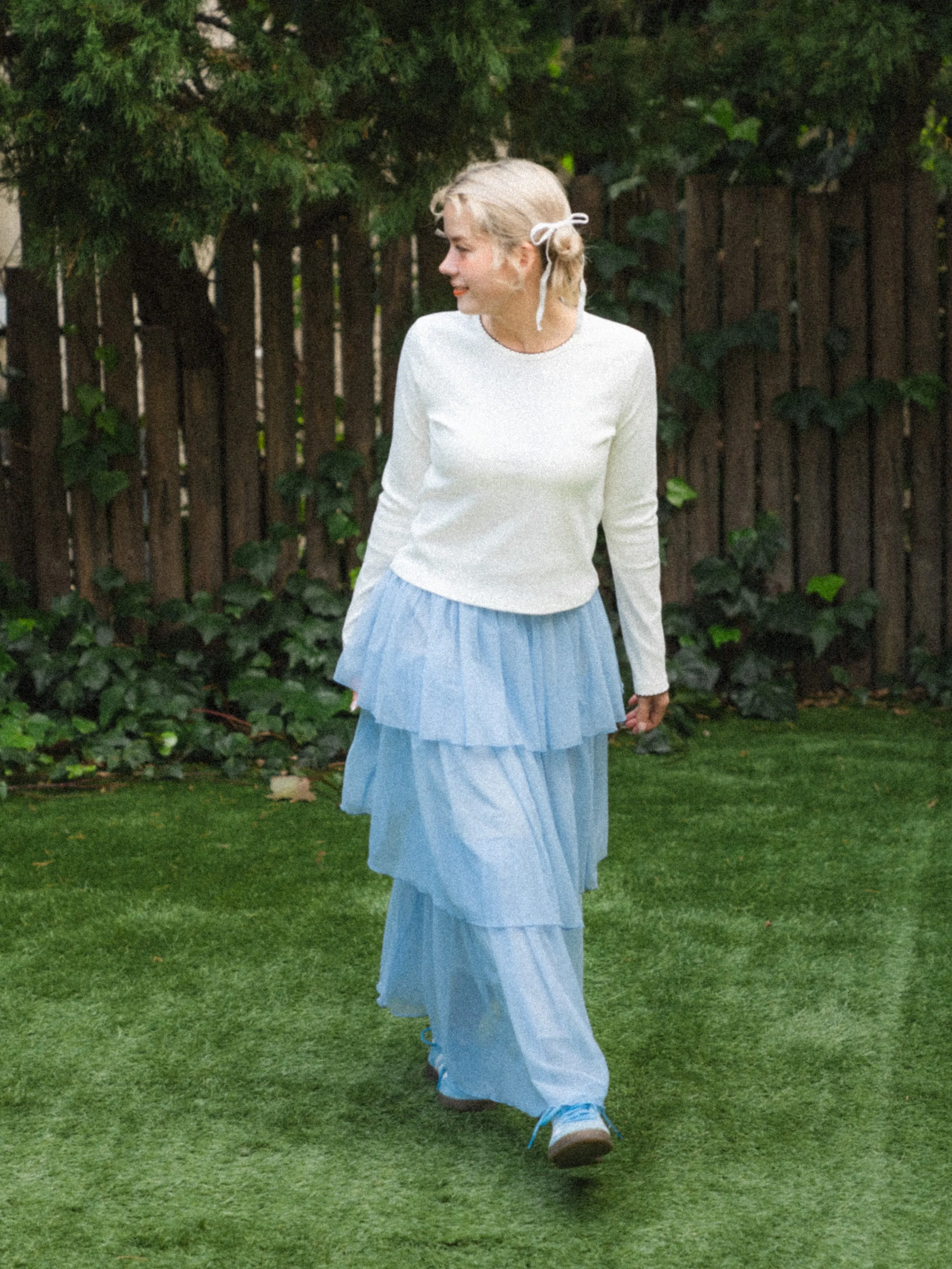 Pure Color Rib Top