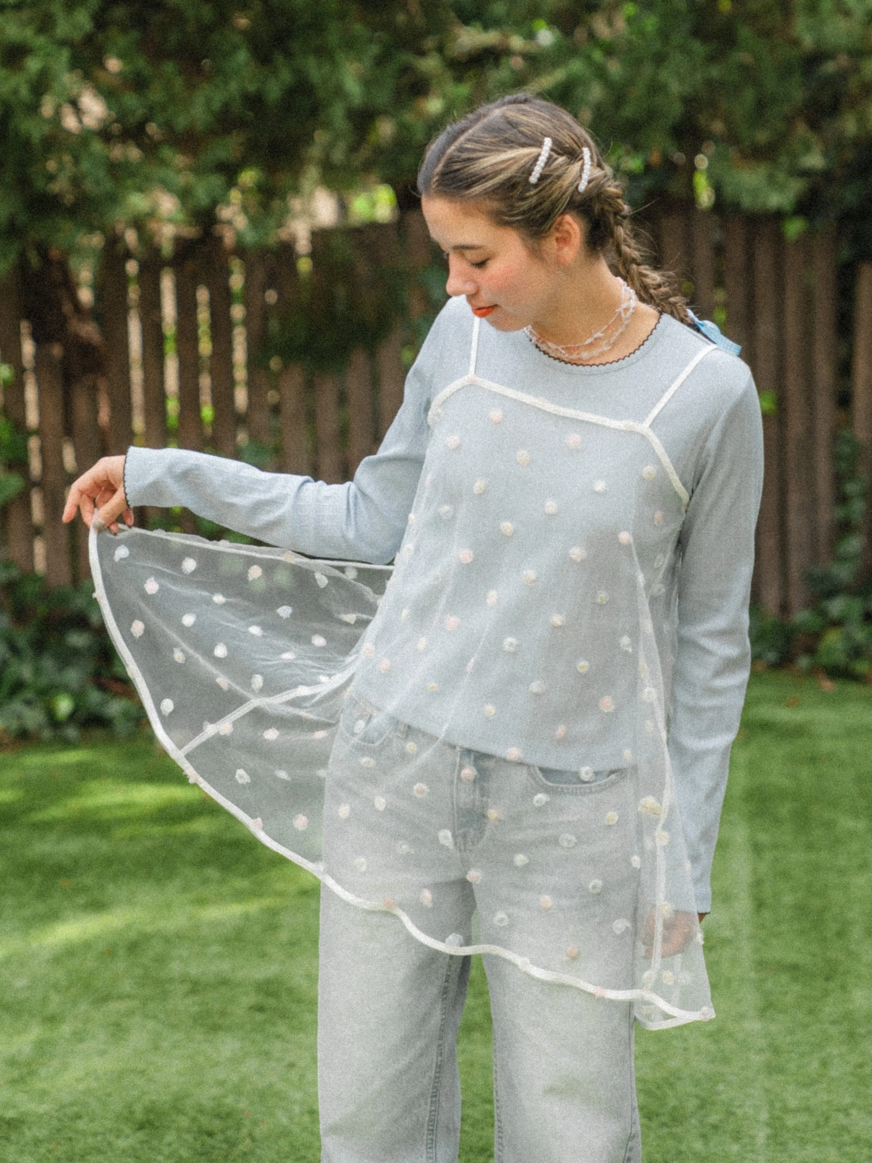 Pure Color Rib Top