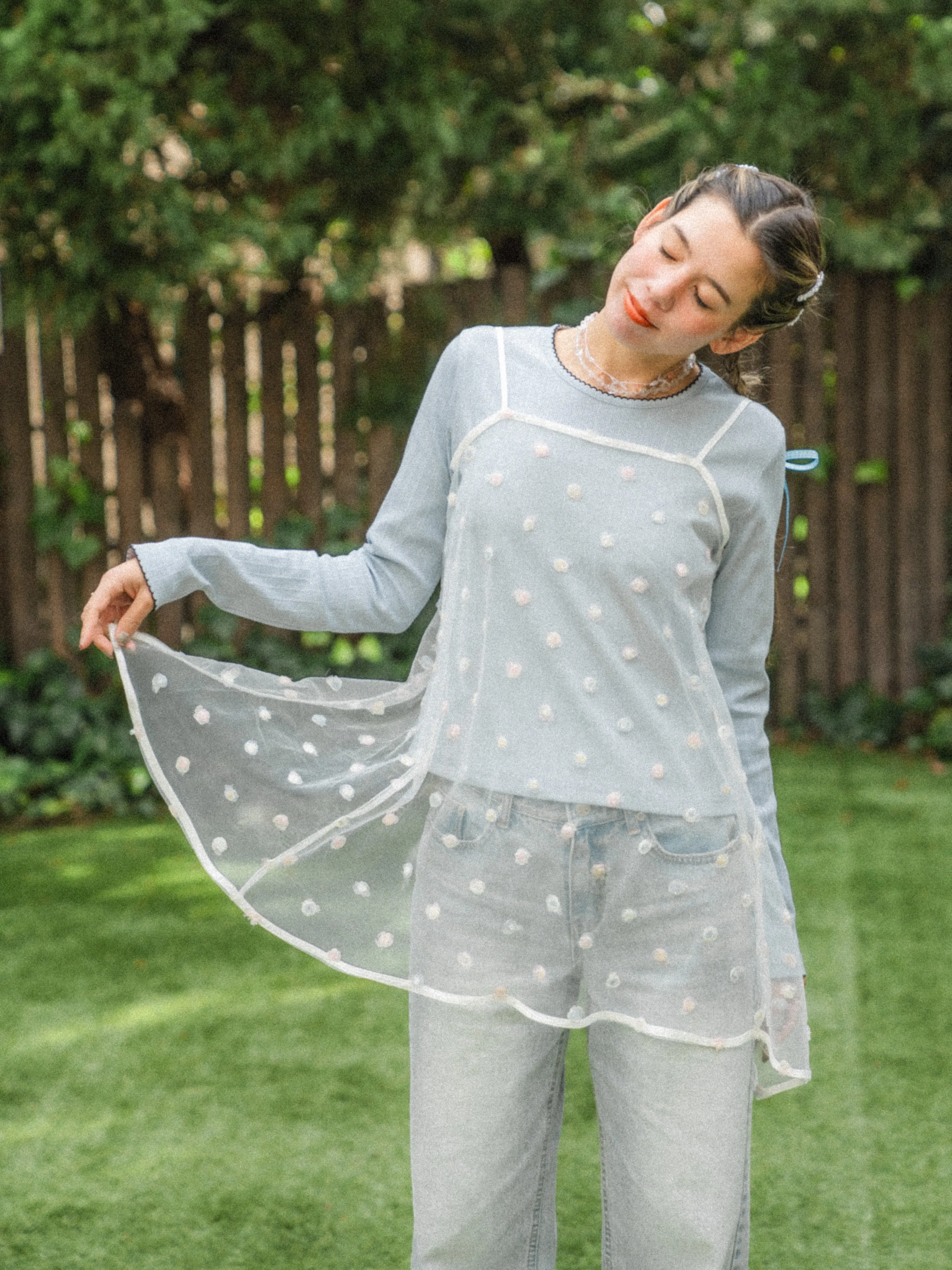 Pure Color Rib Top