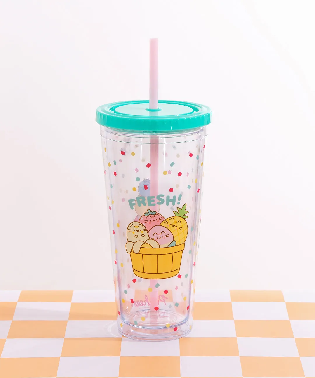 Pusheen Fruits Tumbler