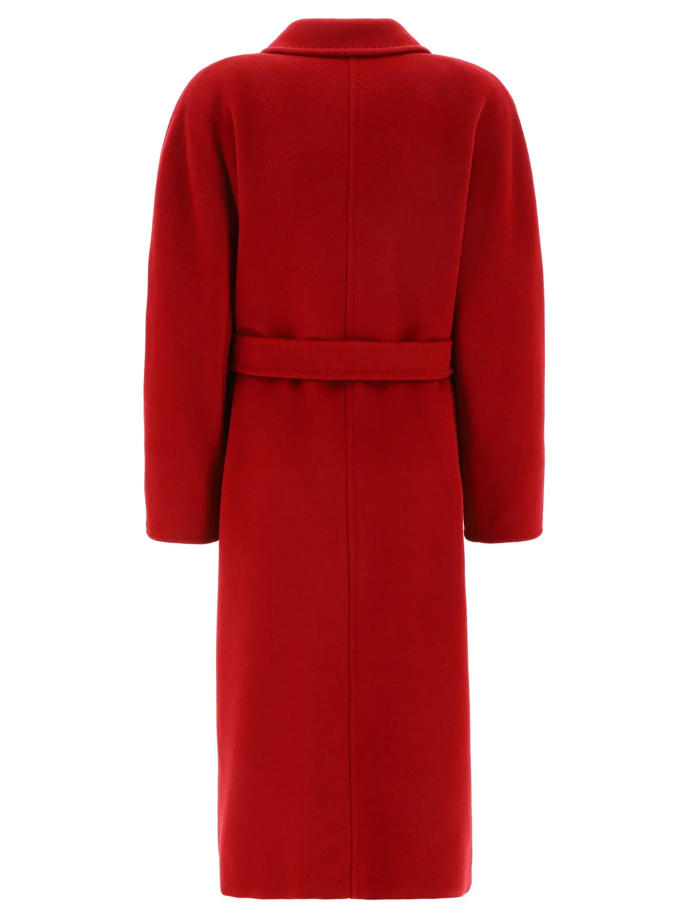 "MADAME" DOUBLE-BREASTED BELTED COAT