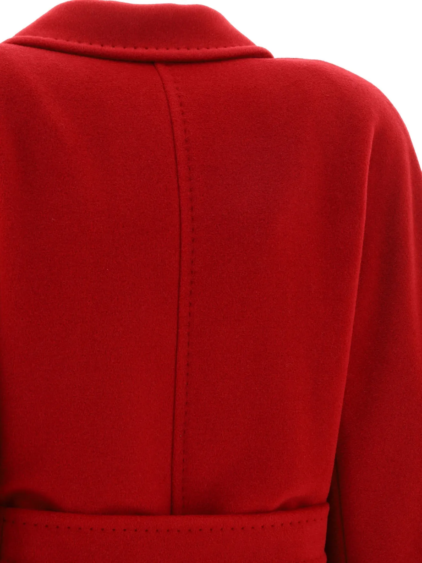 "MADAME" DOUBLE-BREASTED BELTED COAT