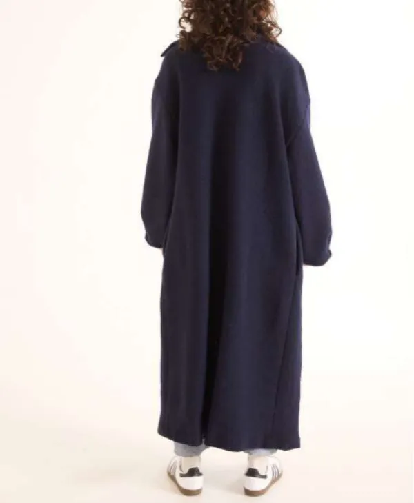 Sacrécoeur Monk Coat Navy
