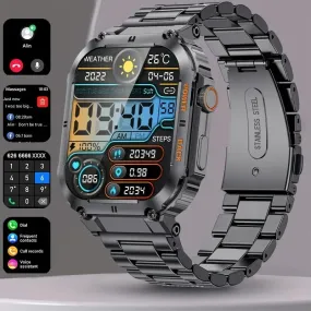Smart Watch – IP53 Waterproof, Wireless Calling, Music, Blood Pressure/Oxygen Monitoring, Sleep Tracking, Multiple Sports Modes