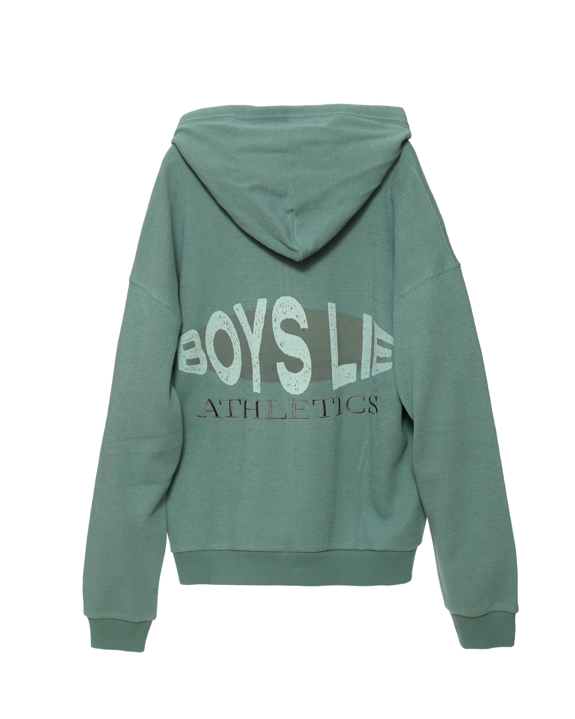 Teal Boys Lie Athletics Harley Zip-Up Hoodie