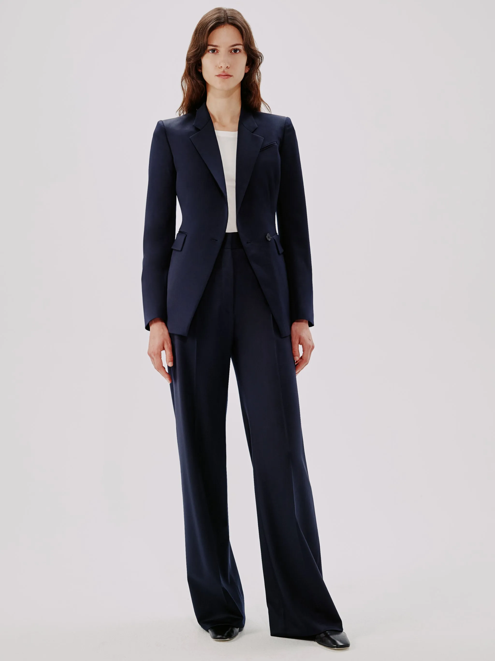 Wide Leg Suit Pant