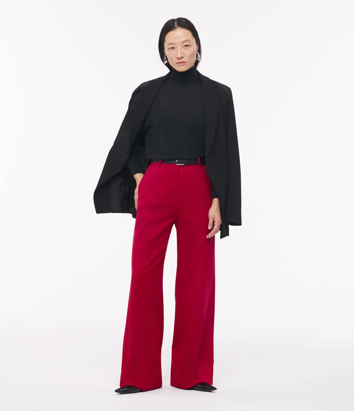 Wide Leg Suit Pant