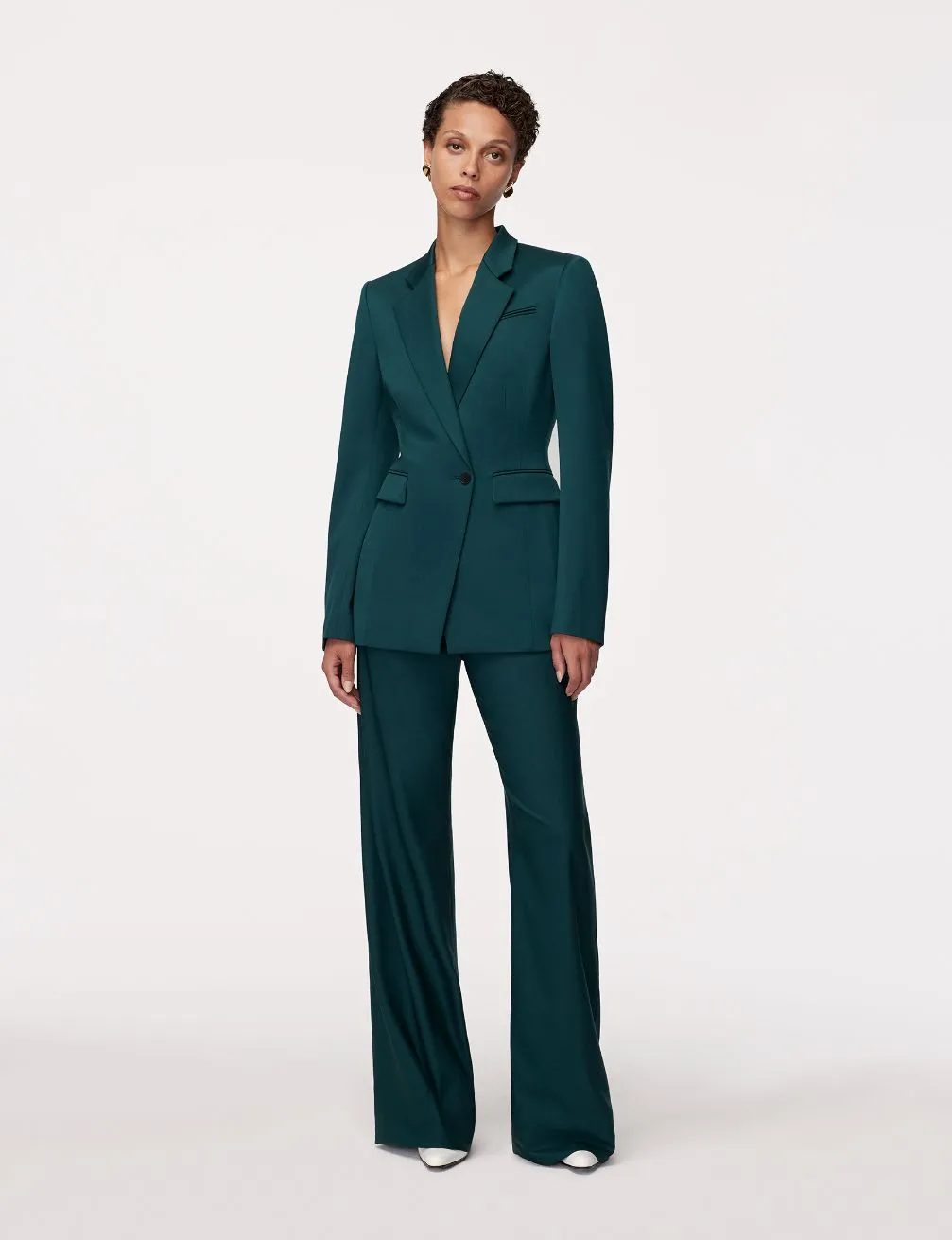 Wide Leg Suit Pant
