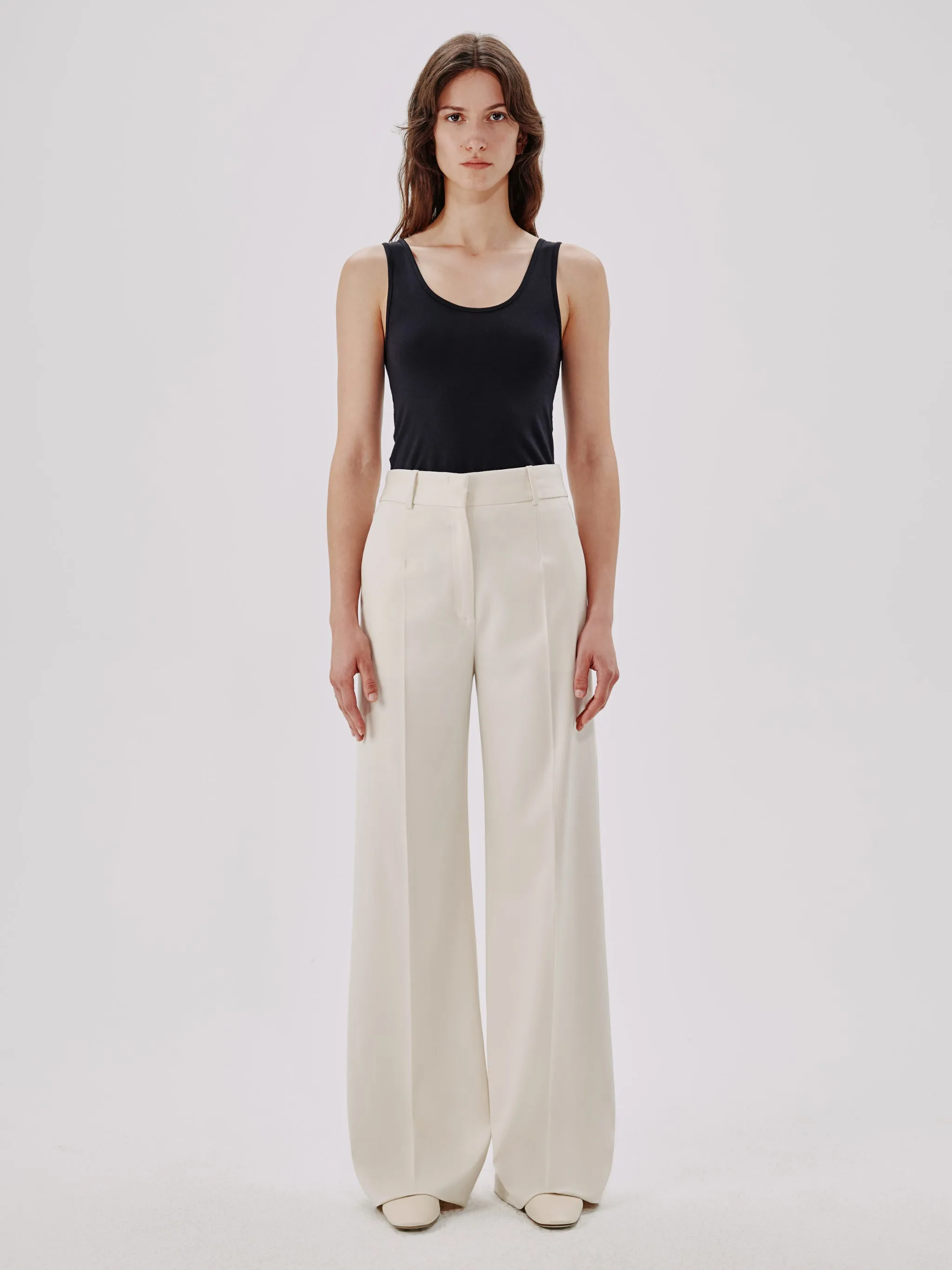 Wide Leg Suit Pant