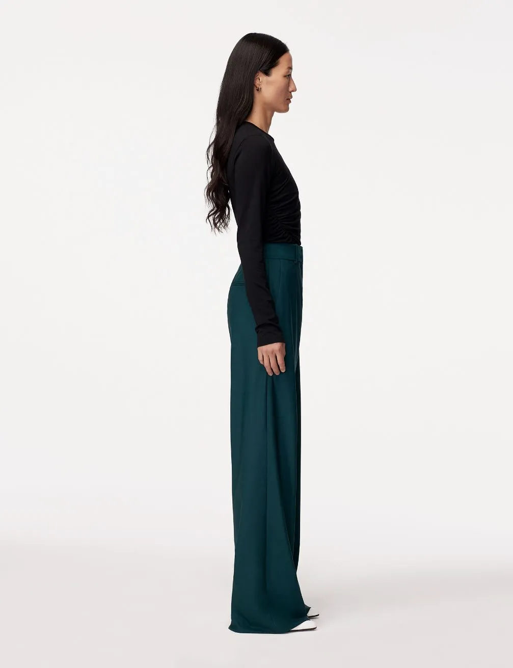 Wide Leg Suit Pant