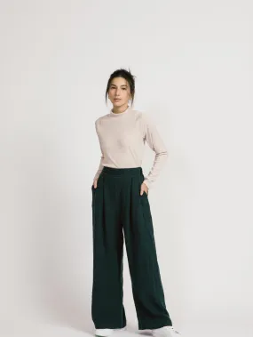 Willow Pant in Lagoon Linen